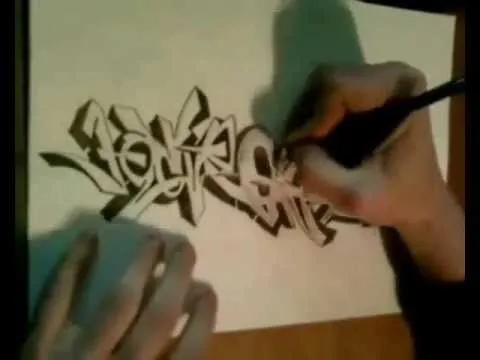 Cómo dibujar graffiti (tipo de letra) Parte 1 [ TUTORIAL GRAFFITI ... Cómo dibujar graffiti (tipo de letra) Parte 1 [ TUTORIAL GRAFFITI ...
