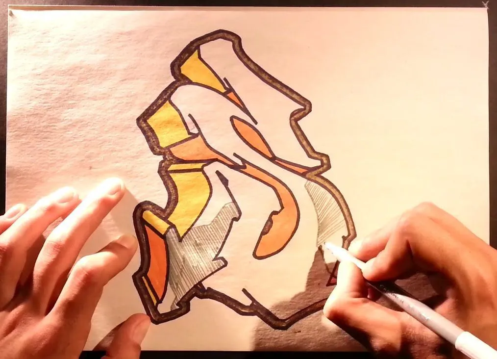 Como Dibujar Graffitis 3D - Como Hacer Letras 3D de Tatuajes [HD ... Como Dibujar Graffitis 3D - Como Hacer Letras 3D de Tatuajes [HD ...
