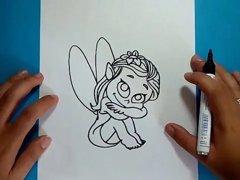 Como dibujar un hada paso a paso | How to draw a fairy - YouTube