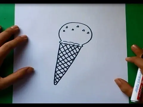 Como dibujar un helado paso a paso 3 | How to draw an ice cream 3 ... Como dibujar un helado paso a paso 3 | How to draw an ice cream 3 ...