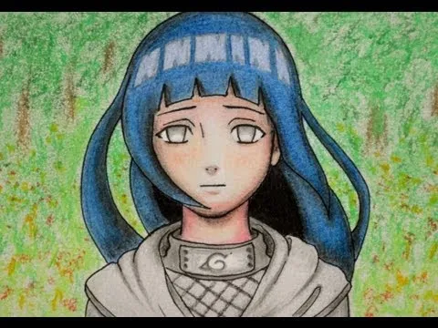 COMO DIBUJAR A HINATA (DEL ANIME NARUTO) - YouTube