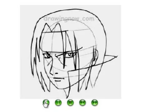 como dibujar a itachi de NARUTO - YouTube