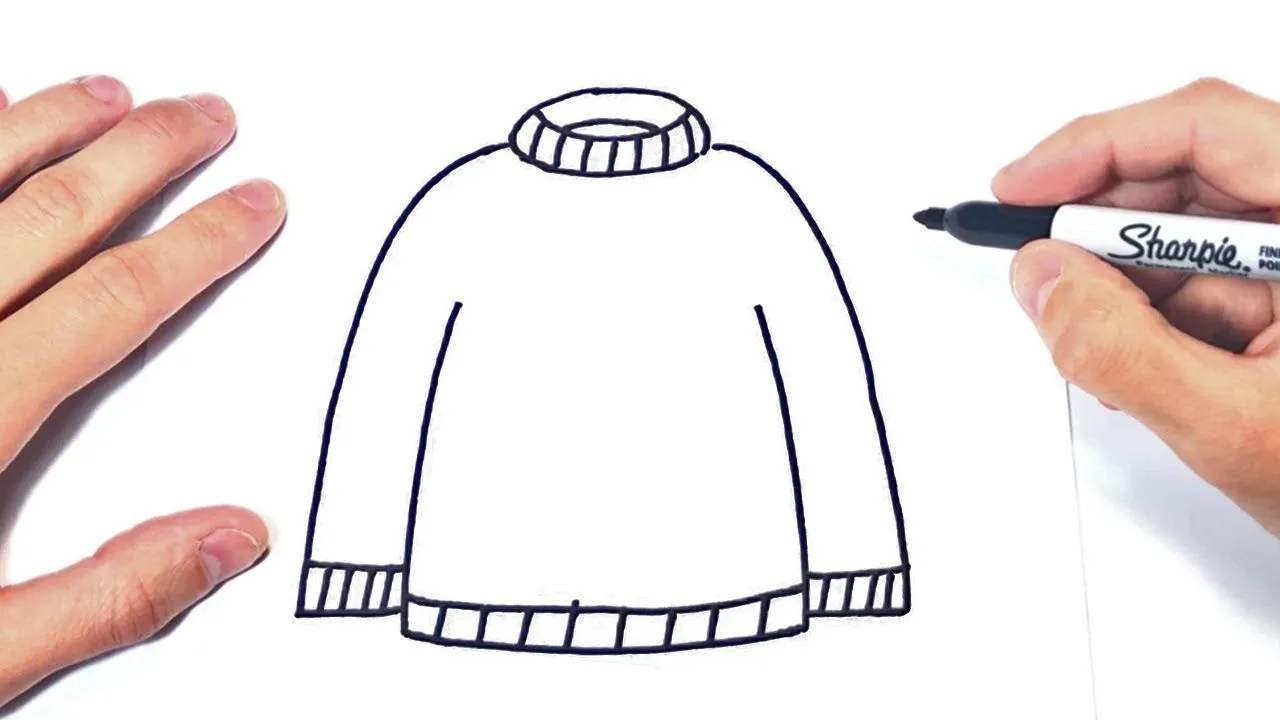 Cómo dibujar un Jersey Paso a Paso | Dibujo de Jersey - YouTube Cómo dibujar un Jersey Paso a Paso | Dibujo de Jersey - YouTube
