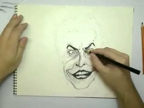 como dibujar a jocker - YouTube