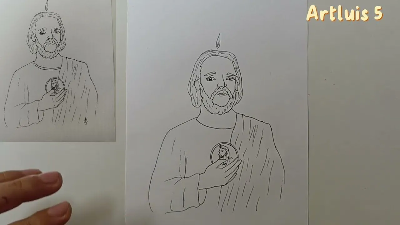 Cómo dibujar a Judas Tadeo? - YouTube