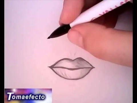 Como dibujar LABIOS ANIME reales paso a paso. Aprende a dibujar a ...