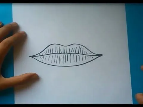 Como dibujar unos labios paso a paso | How to draw lips - YouTube