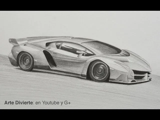 Cómo dibujar un Lamborghini Veneno - Arte Divierte. - YouTube Cómo dibujar un Lamborghini Veneno - Arte Divierte. - YouTube