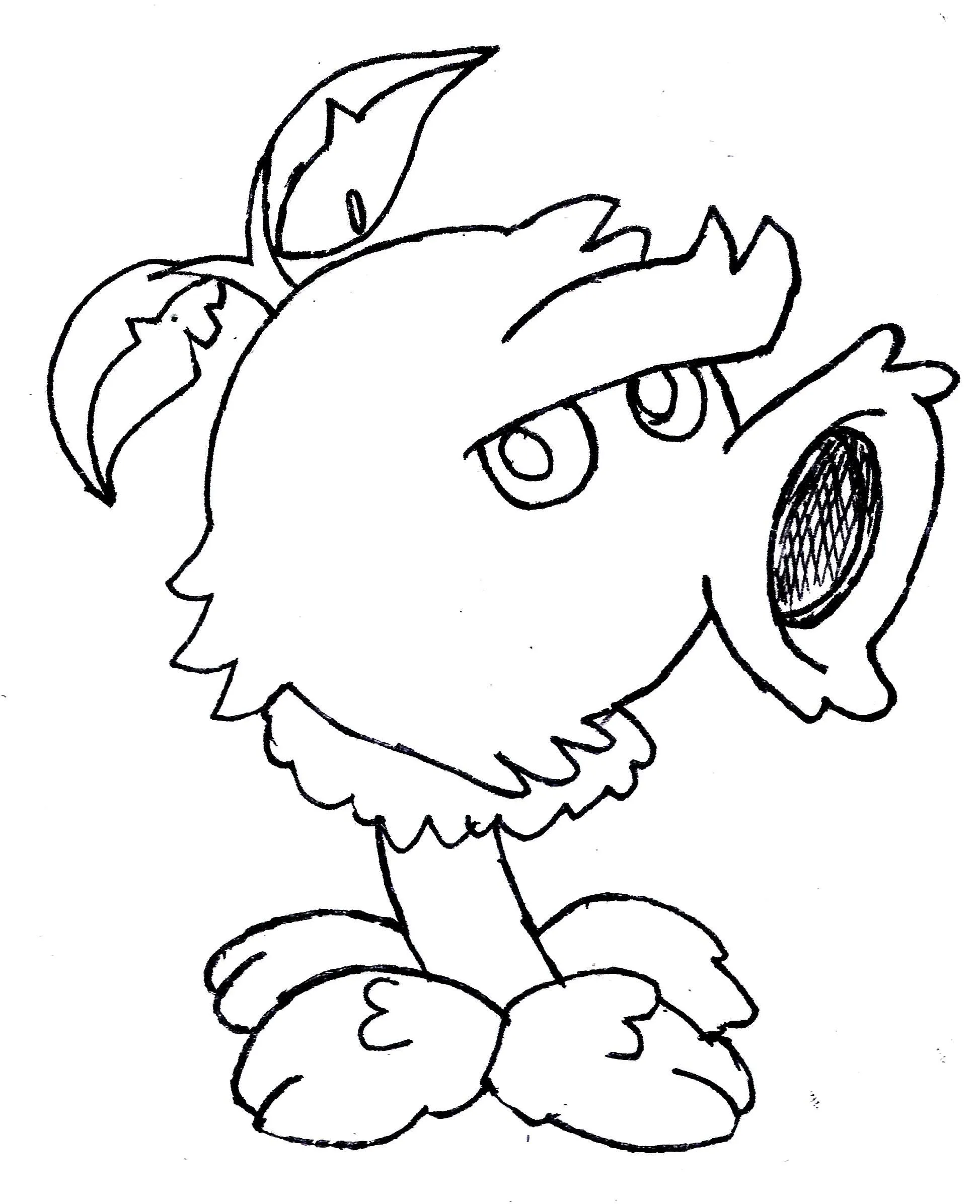 cómo dibujar al lanzaguisantes primitivo (Plantas vs Zombies 2 ... cómo dibujar al lanzaguisantes primitivo (Plantas vs Zombies 2 ...