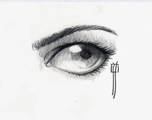 Dibujos a lápiz ojos | Dibujos a lapiz