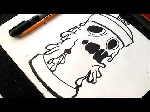 Cómo dibujar Lata de spray Derretida /F - Youtube Downloader mp3