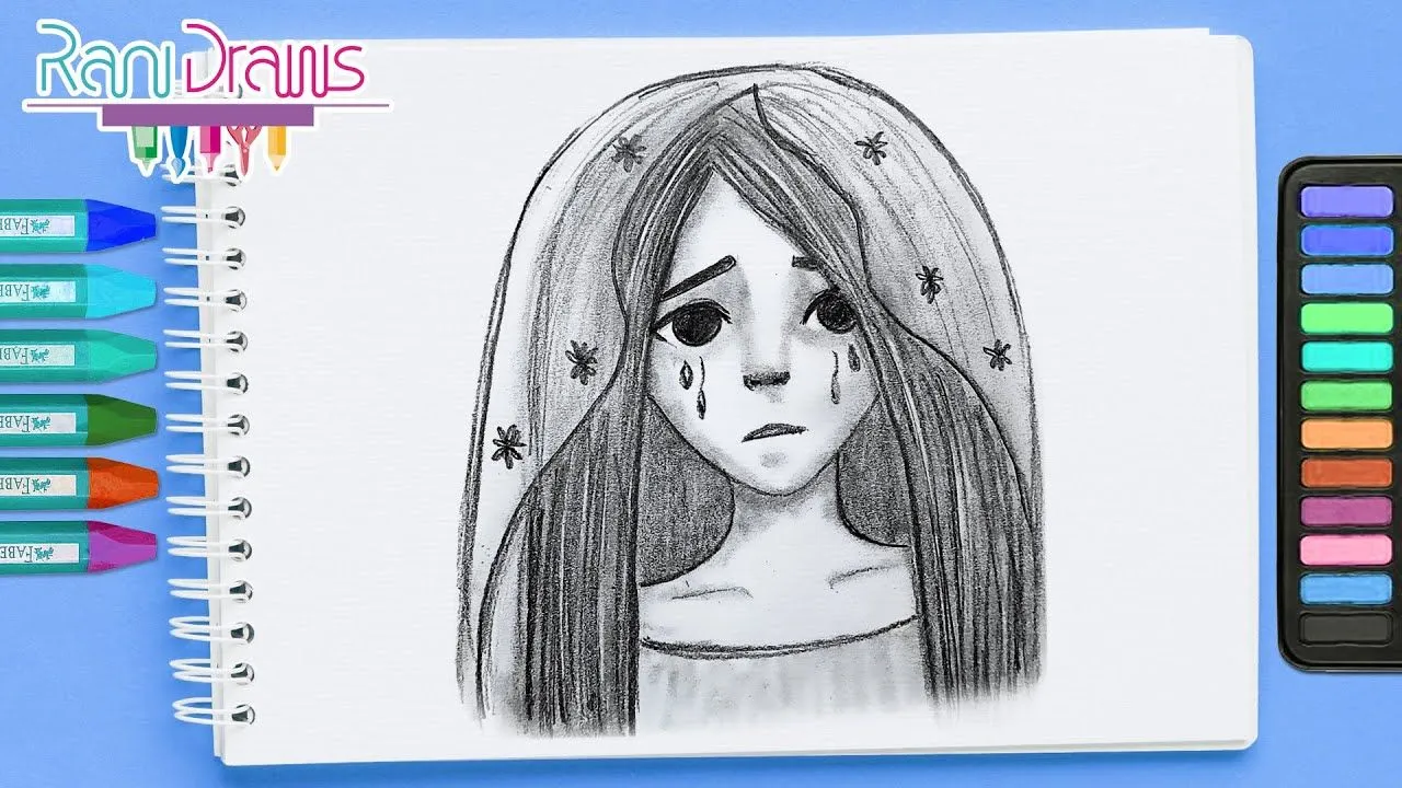 Cómo dibujar a LA LLORONA con lápiz - ideas de dibujos fáciles - YouTube