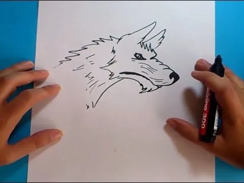 Como dibujar un lobo paso a paso 4 | How to draw a wolf 4 - YouTube Como dibujar un lobo paso a paso 4 | How to draw a wolf 4 - YouTube