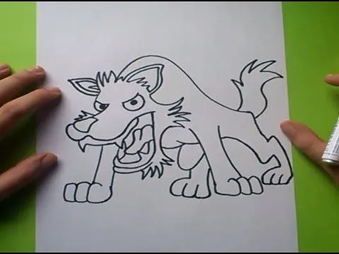 Como dibujar un lobo paso a paso 2 | How to draw a wolf 2 - YouTube Como dibujar un lobo paso a paso 2 | How to draw a wolf 2 - YouTube