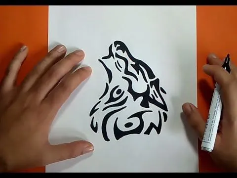 Como dibujar un lobo tribal paso a paso | How to draw a tribal ... Como dibujar un lobo tribal paso a paso | How to draw a tribal ...