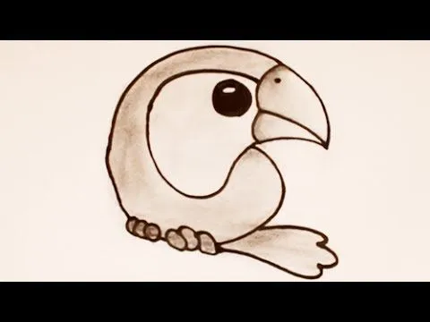 Como dibujar un loro - YouTube
