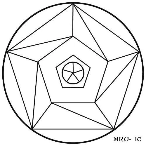 Como dibujar un mandala facil - Imagui