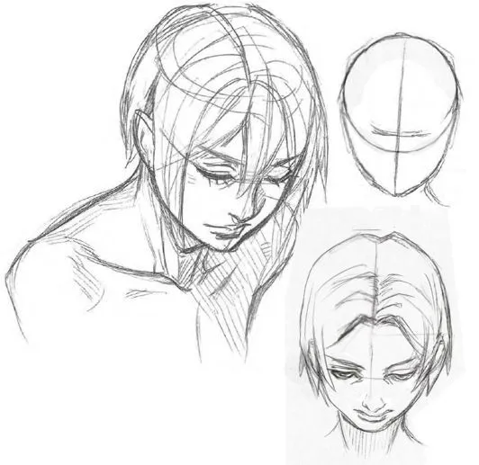 Como Dibujar Manga y Anime (Proporciones de la Cabeza y el Rostro ... Como Dibujar Manga y Anime (Proporciones de la Cabeza y el Rostro ...