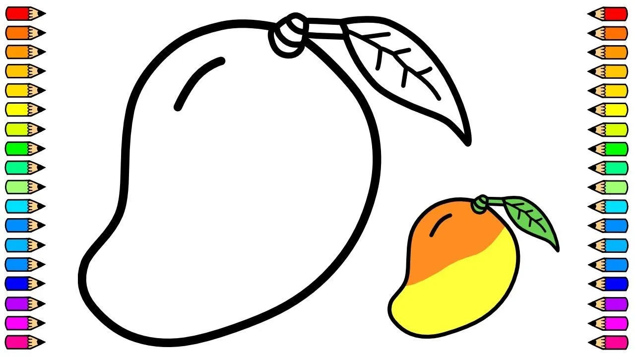 Cómo dibujar un MANGO / Dibujo de Mango / How to draw a MANGO