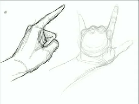 Cómo dibujar Manos - YouTube