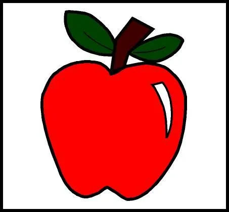 Dibujo de un manzana - Imagui