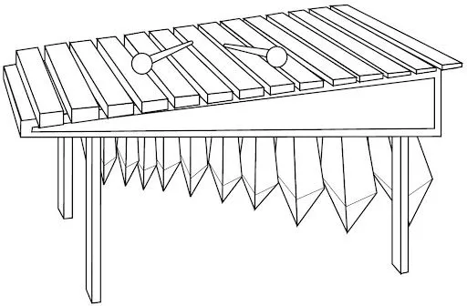 Imagenes de la marimba de guatemala para colorear - Imagui