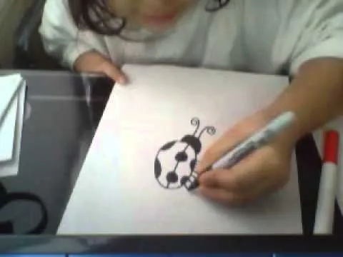 Como dibujar una mariquita XD - YouTube