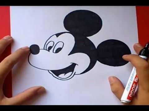 Como dibujar a Mickey Mouse paso a paso 2 - Disney | How to draw ...