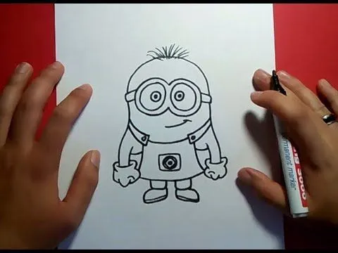 Como dibujar un minion paso a paso - gru mi villano favorito | How ...