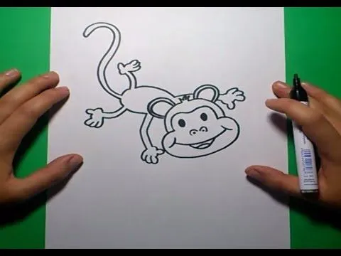 Como dibujar un mono paso a paso 4 | How to draw a monkey 4 - YouTube