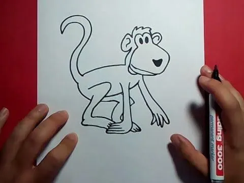 Como dibujar un mono paso a paso 5 | How to draw a monkey 5 - YouTube