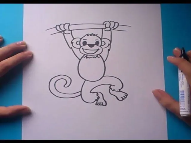 Como dibujar un mono paso a paso | How to draw a monkey - YouTube Como dibujar un mono paso a paso | How to draw a monkey - YouTube