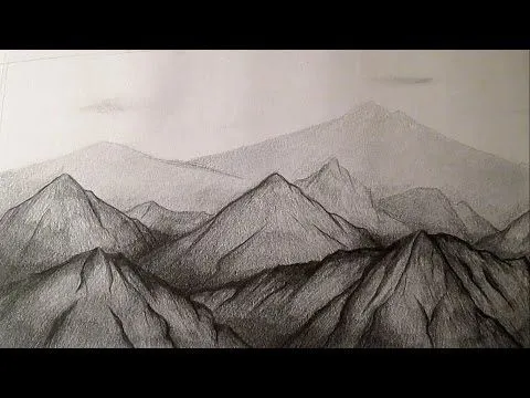 Cómo dibujar montañas a lápiz, cómo dibujar paisajes a lápiz HD ... Cómo dibujar montañas a lápiz, cómo dibujar paisajes a lápiz HD ...