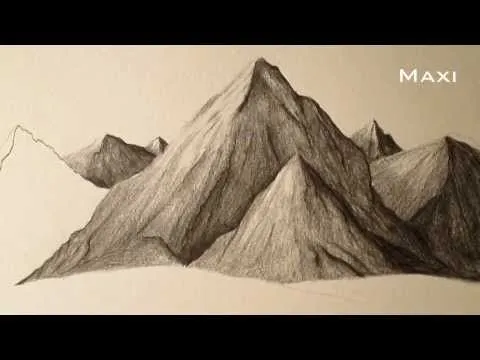 Cómo dibujar montañas a lápiz paso a paso, cómo aprender a dibujar ... Cómo dibujar montañas a lápiz paso a paso, cómo aprender a dibujar ...