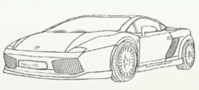 Dibujo de autos tuning faciles - Imagui
