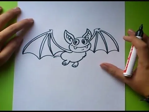 Como dibujar un murcielago paso a paso 3 | How to draw a bat 3 ... Como dibujar un murcielago paso a paso 3 | How to draw a bat 3 ...