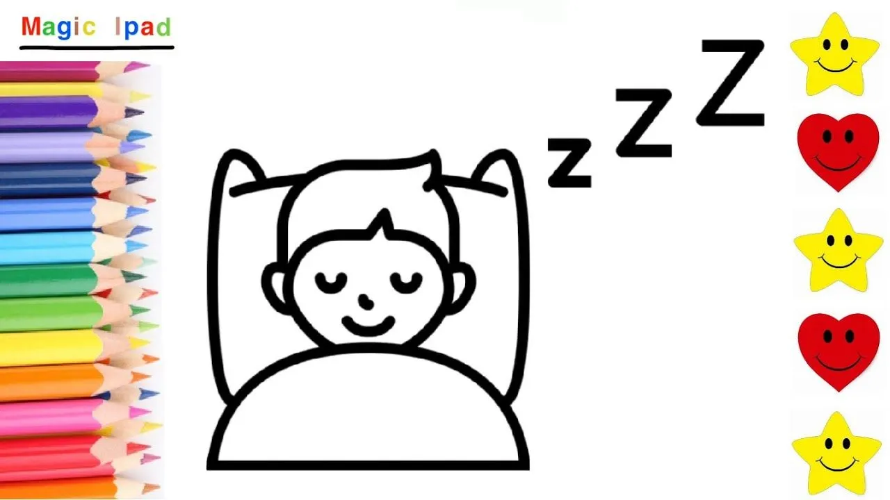 Como dibujar un NIÑO DURMIENDO | dibujos para niños Como dibujar un NIÑO DURMIENDO | dibujos para niños