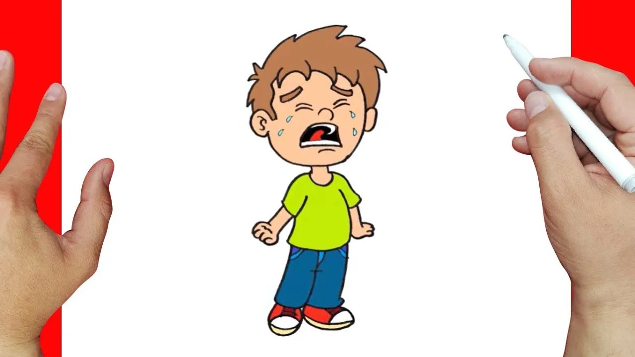Como dibujar UN NIÑO LLORANDO paso a paso y MUY FACIL - Dibujos para Colorear - YouTube Como dibujar UN NIÑO LLORANDO paso a paso y MUY FACIL - Dibujos para Colorear - YouTube