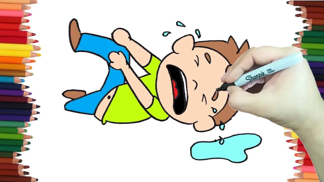 Como dibujar UN NIÑO LLORANDO paso a paso y MUY FACIL - Dibujos para Colorear - YouTube Como dibujar UN NIÑO LLORANDO paso a paso y MUY FACIL - Dibujos para Colorear - YouTube