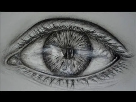 COMO DIBUJAR UN OJO REALISTA - YouTube