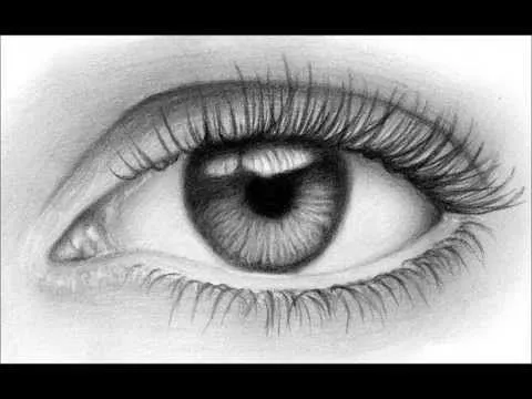 Como dibujar un ojo realista ( Fácil ) - YouTube