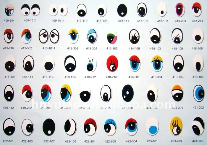 Imagenes de ojos para muñecos - Imagui