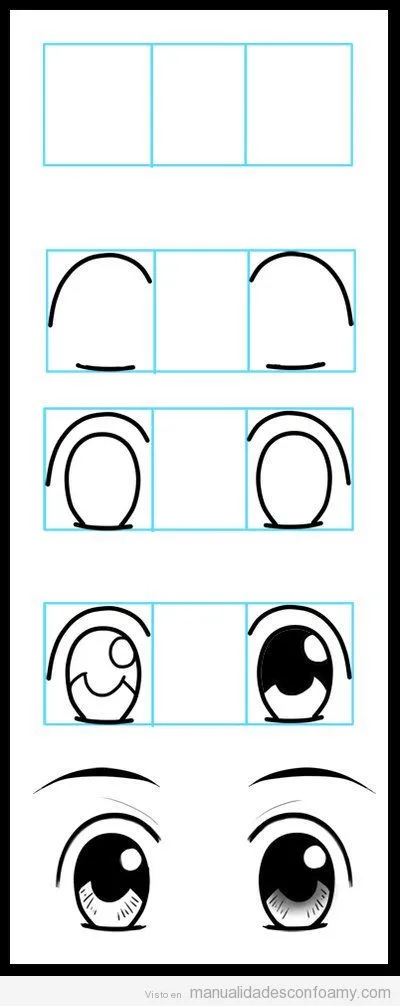 Cómo dibujar ojos en muñecas de goma eva, muy fácil y paso a paso ...