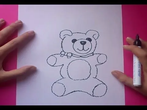 Como dibujar un oso de peluche paso a paso 6 | How to draw a teddy ...