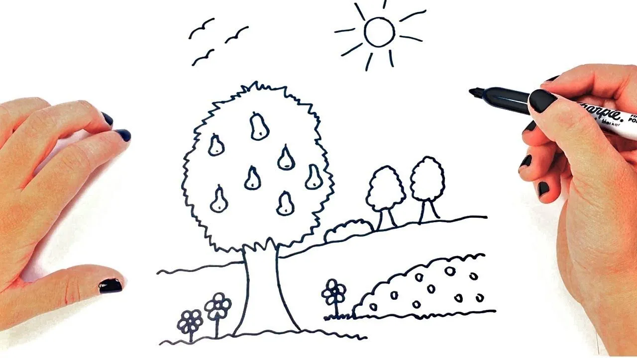 Como dibujar un Paisaje Muy Facil | Aprender a Dibujar Paso a Paso - YouTube Como dibujar un Paisaje Muy Facil | Aprender a Dibujar Paso a Paso - YouTube