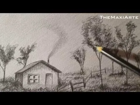 Cómo dibujar paisaje a lápiz paso a paso FÁCIL HD - YouTube Cómo dibujar paisaje a lápiz paso a paso FÁCIL HD - YouTube
