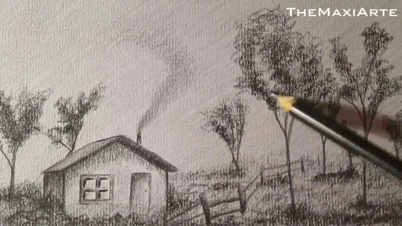 Cómo dibujar paisaje a lápiz paso a paso FÁCIL HD - YouTube Cómo dibujar paisaje a lápiz paso a paso FÁCIL HD - YouTube
