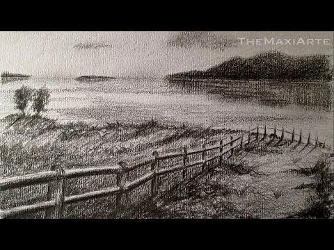 Cómo dibujar un paisaje realista a lápiz paso a paso Cómo dibujar un paisaje realista a lápiz paso a paso