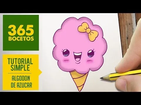 COMO DIBUJAR PALETAS HELADAS KAWAII PASO A PASO - Dibujos kawaii ...