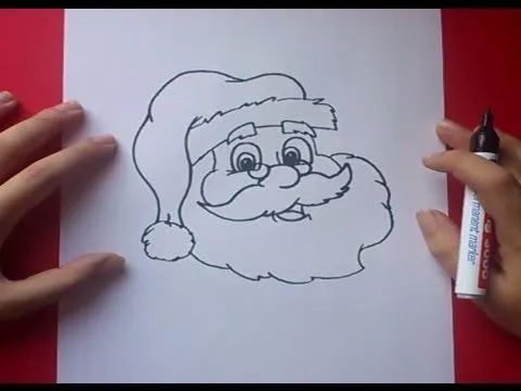 Como dibujar a papa noel paso a paso 3 | How to draw Santa Claus 3 ... Como dibujar a papa noel paso a paso 3 | How to draw Santa Claus 3 ...